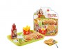 Kit Lanchonete Sanduíche Mini Chef - 1145.4 - Xalingo